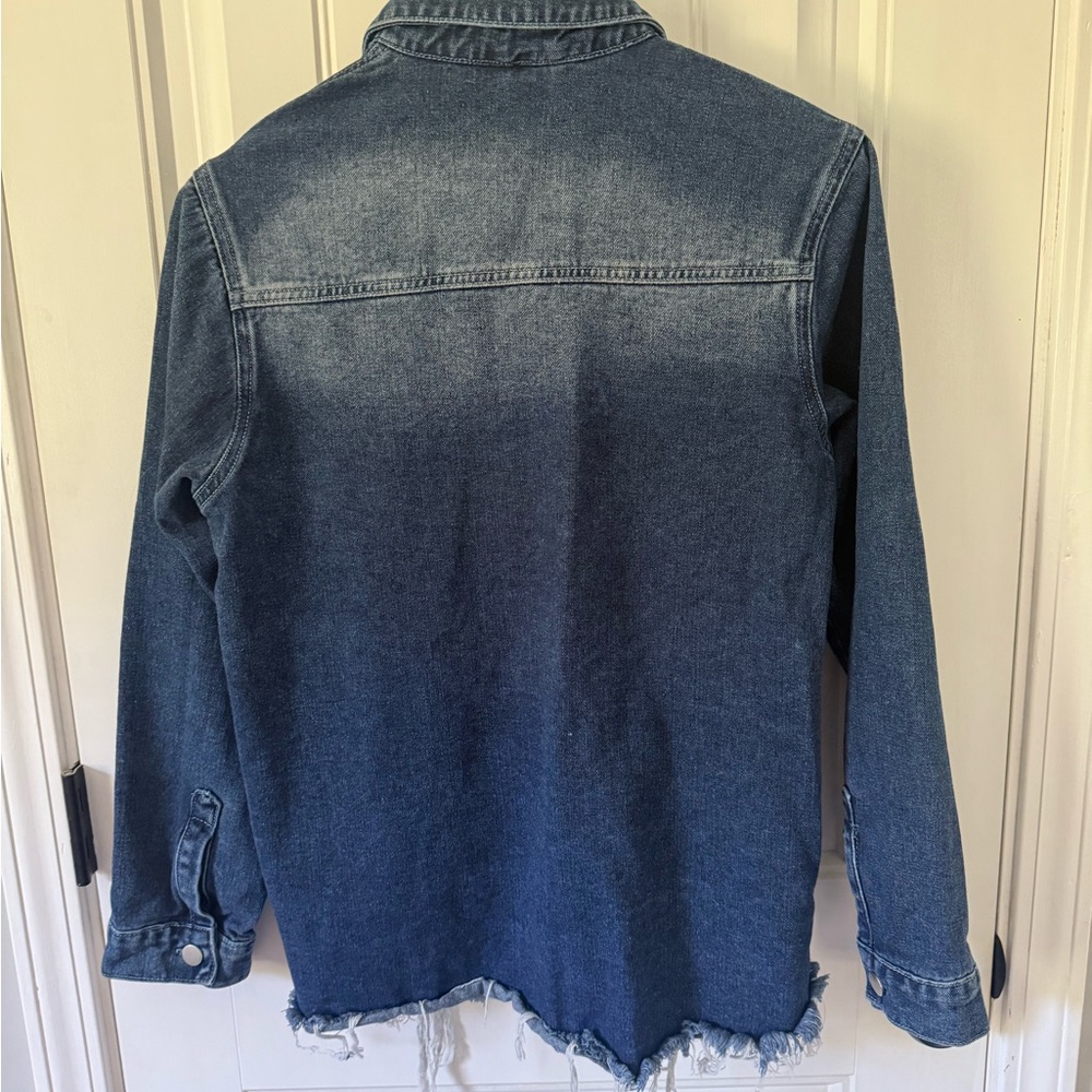 Distressed Denim Jacket - Picture 2 of 3